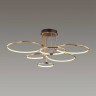 5283/96CL LEDIO LN23 золотой, коричневый Люстра потолочная LED 96W 4546Лм 3000-6000K с пультом ДУ 220V URSULA